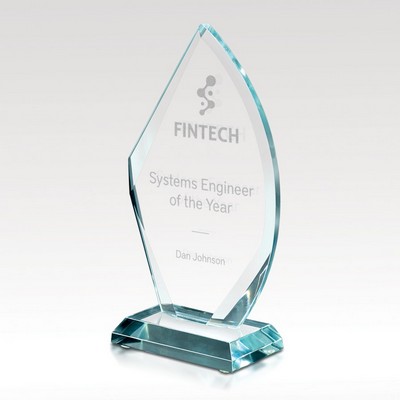 Premium Starphire Glass Award 4X7.5